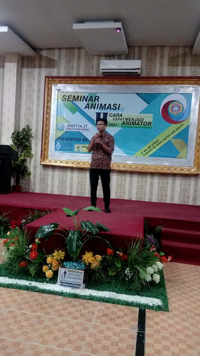 STMIK TRIGUNA DHARMA Seminar Animasi Cara Cepat Menjadi Animator